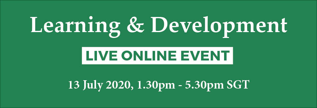 Learning and Development LIVE ONLINE EVENT 2020